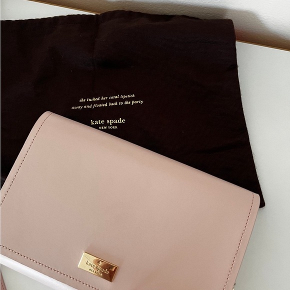 Kate Spade Alek matching Blush Wallet and Shoulder Bag Set with Dustbag - Picture 4 of 9